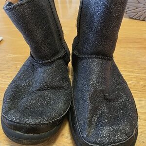 UGG Black Glitter Kids Boots